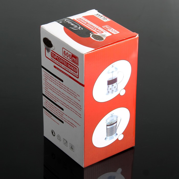 Френч-пресс 600 мл "Дымок"