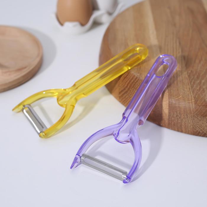 Овощечистка "Леденец" 16 см, цвета МИКС