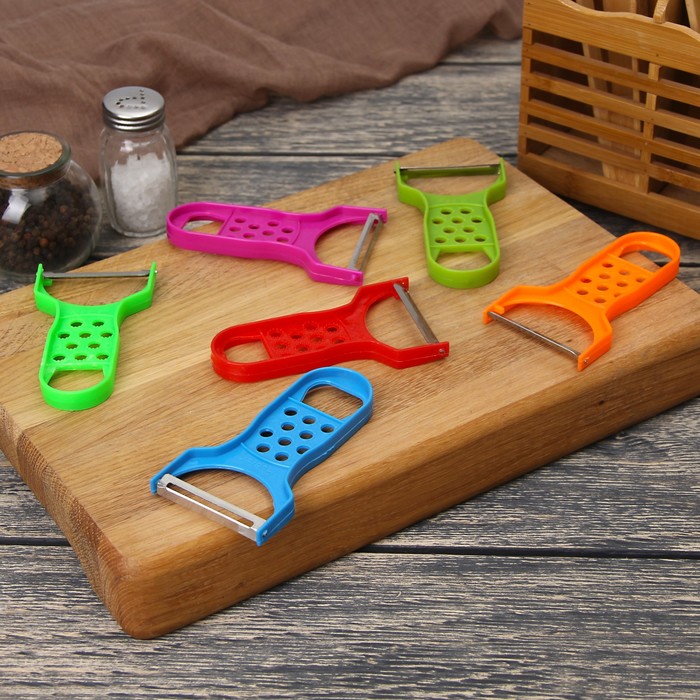 Овощечистка "Дракоша" 11 см, цвета МИКС