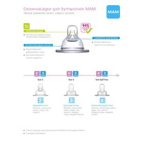 

Соска силиконовая для бутылочек Teat 3, с широким горлышком, 2 шт., от 4 месяцев