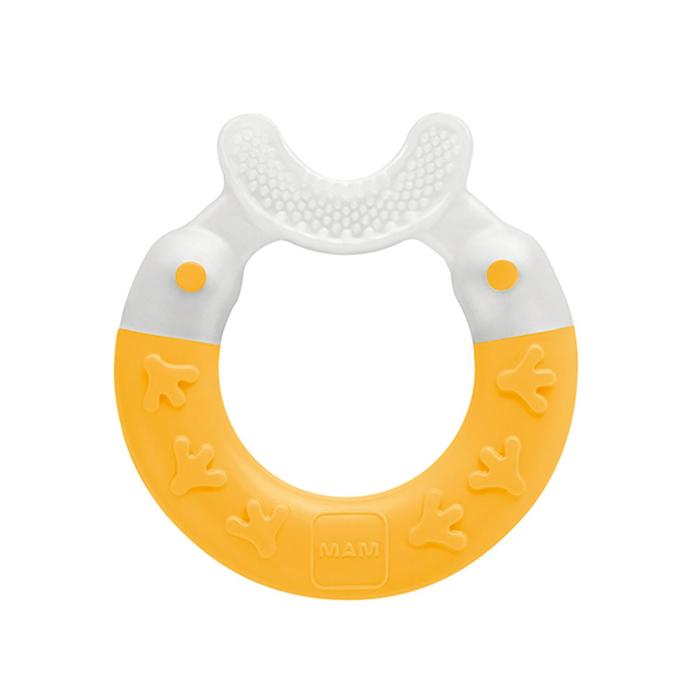 Прорезыватель для зубов Bite & Brush, цвет жёлтый, от 3 месяцев