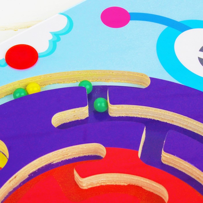 Лабиринт магнитный "Улитка - учимся считать"