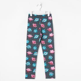 

Легинсы для девочки «Совушки», синий, рост 134 см