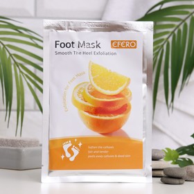 Отшелушивающая маска-носки для ног на основе апельсина, размер универсальный, 1 пара