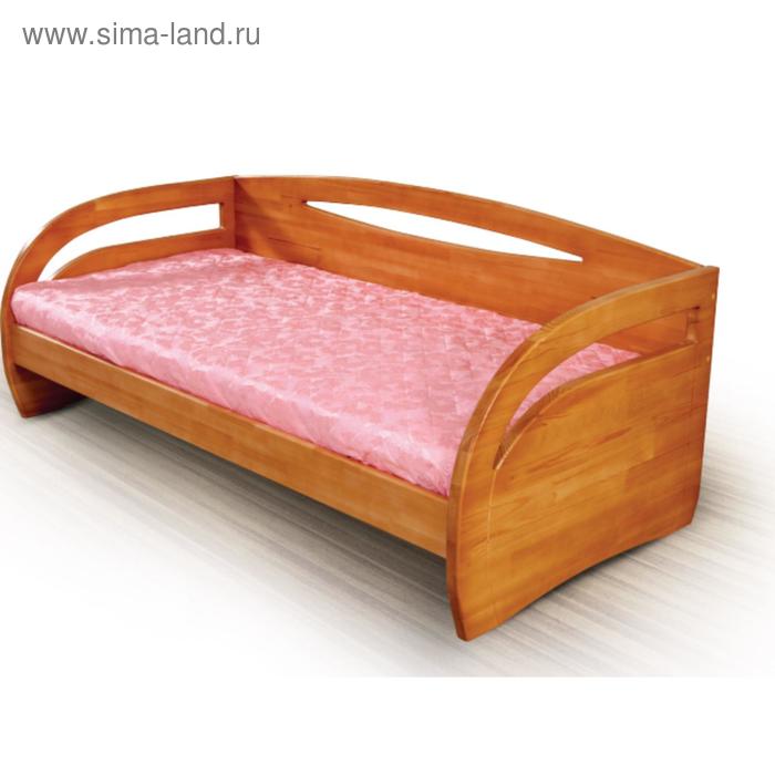 

Кровать «Вега», 800 × 1900 мм, массив сосны, цвет бук