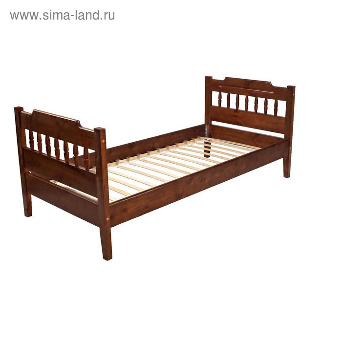 

Кровать «Мария 2», 1600х2000, 2 одинаковые спинки, массив сосны, цвет дуб