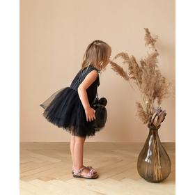 

Платье для девочки MINAKU: Party dress цвет чёрный, рост 116