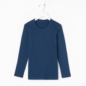 

Лонгслив для мальчика, цвет синий, рост 98 см
