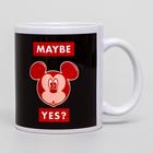 Кружка сублимация Maybe yes?, Микки Маус, 350 мл - Фото 2