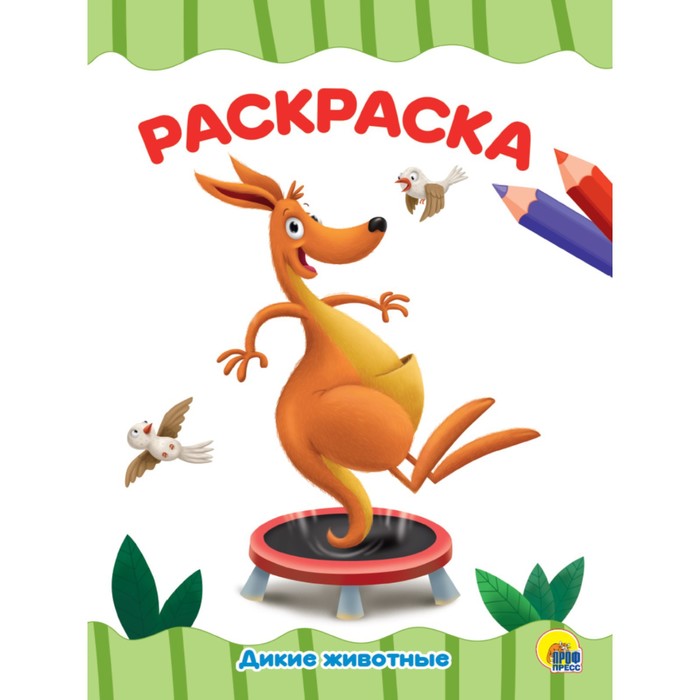 

Раскраска «Дикие животные», A4