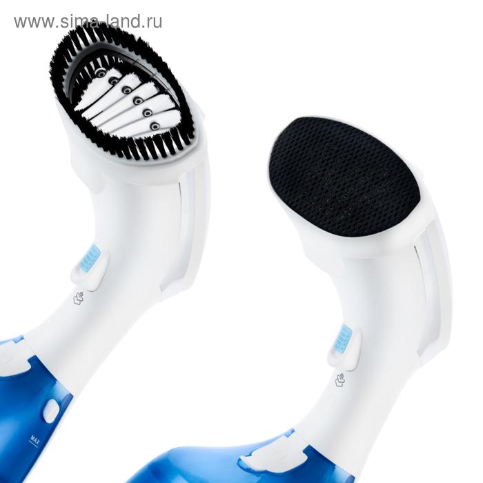 

Отпариватель Kitfort КТ-971, ручной, 1630 Вт, 0.25 л, 20 г/мин, шнур 2 м, бело-синий