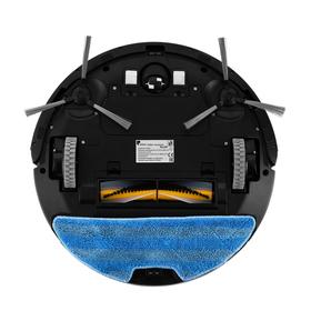 Робот-пылесос Kitfort КТ-565, 25 Вт, сухая/влажная уборка, 0.47 л, 90-120 мин, чёрный от Сима-ленд