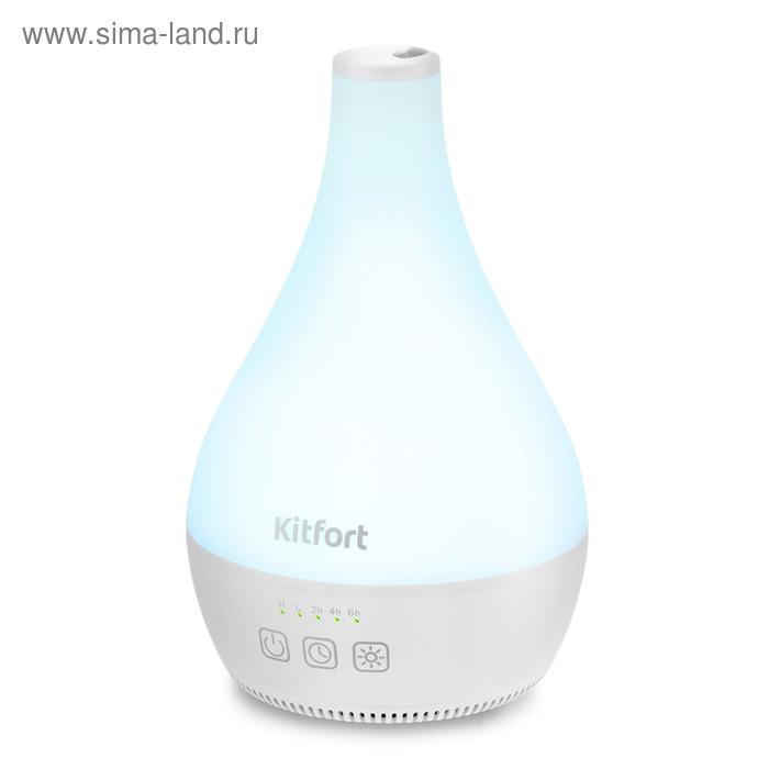 Увлажнитель воздуха Kitfort KT-2804, ультразвуковой, 12 Вт, 0.9 л, 120 мл/ч, белый