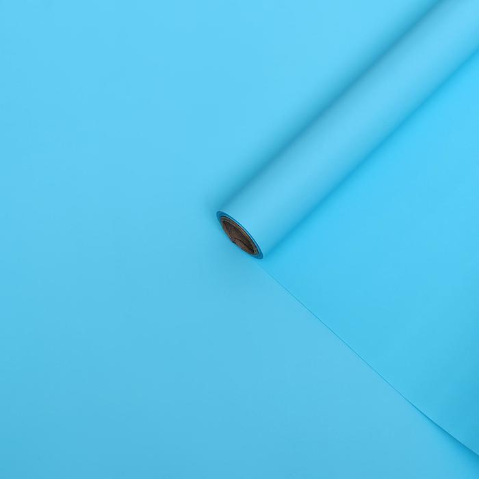 Пленка двусторонняя, голубой, 0,5 х 10 м