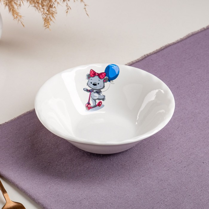 фото Миска "мишка", 0.45 л, микс керамика ручной работы