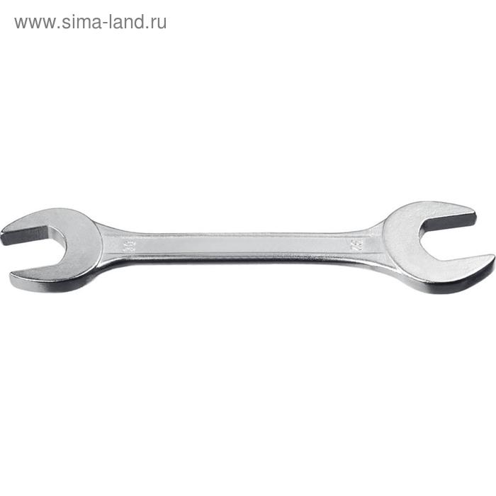 Ключ рожковый гаечный СИБИН 27014-27-30, 27 x 30 мм ключ гаечный накидной изогнутый зубр 27132 24 27 22 x 27 мм