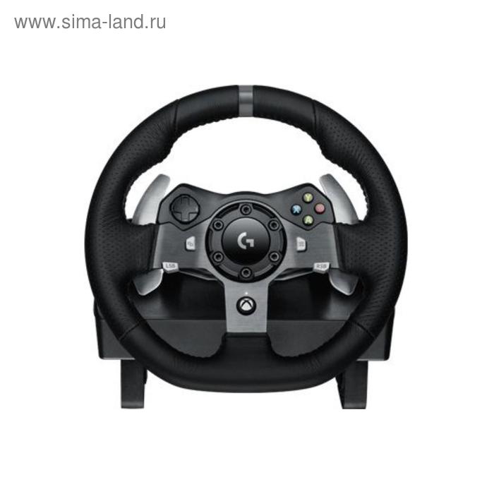 

Руль Logitech G920 Driving Force, проводной, с педалями, USB, черный