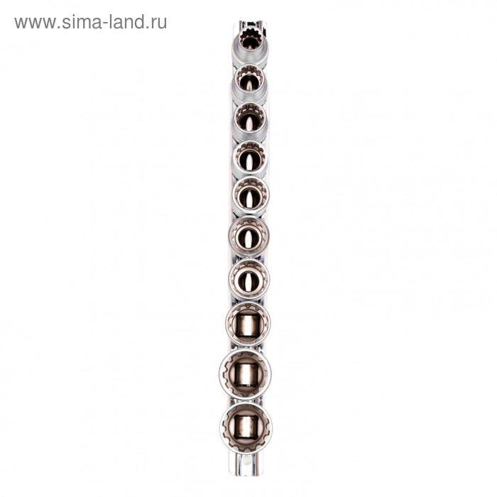 

Набор торцевых головок Stels 13641, 10 шт., 1/2", 10-22 мм
