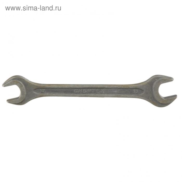Ключ рожковый Сибртех 14324, фосфатированный, 12х13 мм, ГОСТ 2839