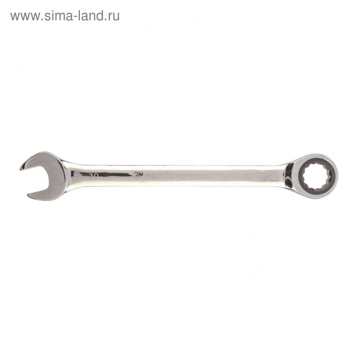 Ключ комбинированный Matrix 14817, трещоточный, 30 мм ключ комбинированный 30 мм arnezi r1030030 arnezi арт r1030030