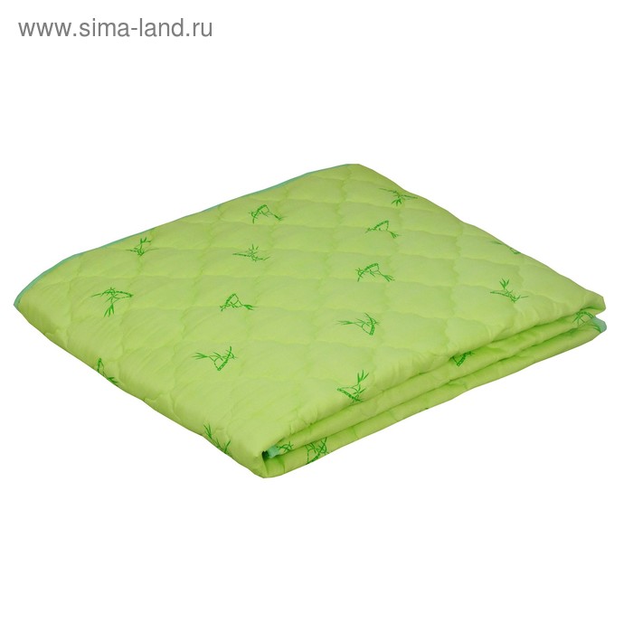 Одеяло, размер 140×205±2 см, бамбуковое волокно, салатовый