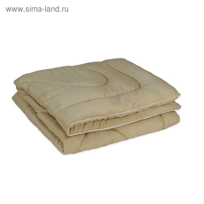 Одеяло, размер 140×205±2 см, верблюжья шерсть, бежевый одеяло iv74758 верблюжья шерсть поплекс 1 5 спальный 140 205