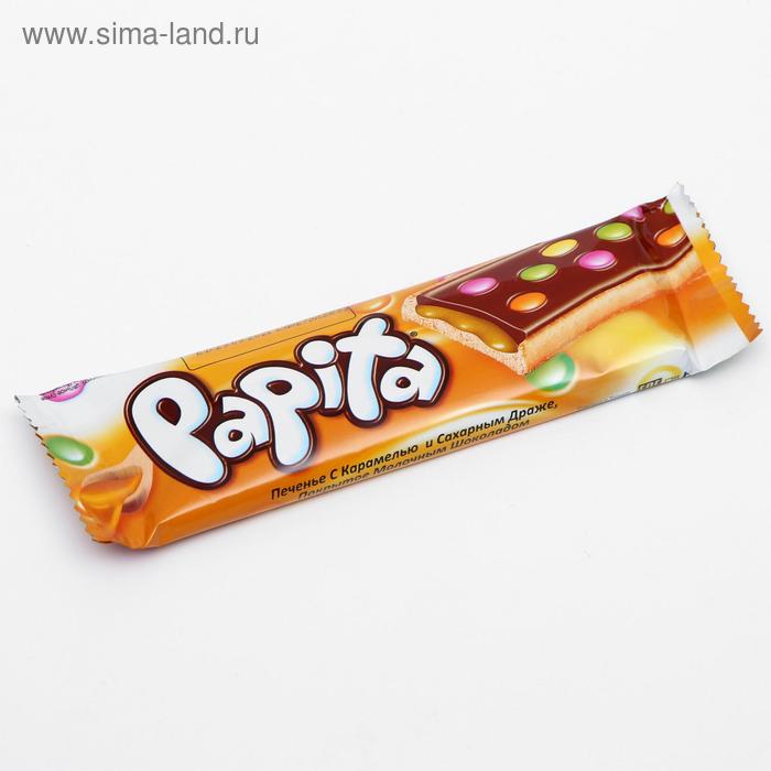 фото Печенье papita caramel с карамелью и драже-конфетами, 33 г solen