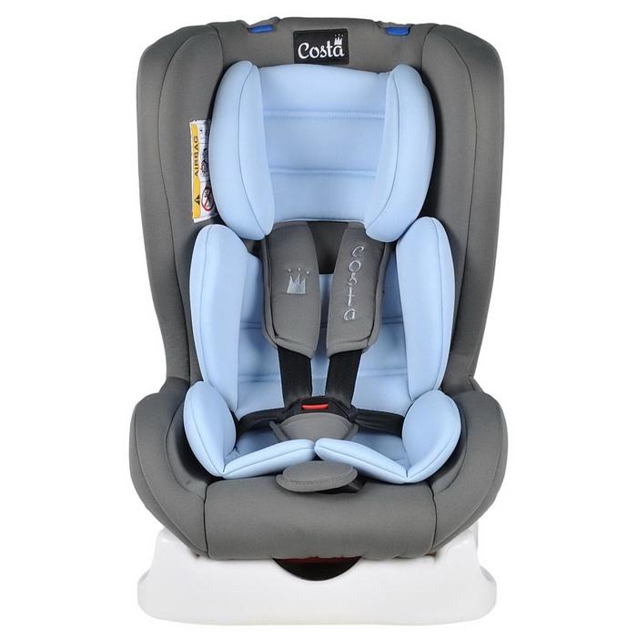 Автокресло CS-001, цвет голубой/серый, возраст от 0 до 4 лет