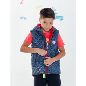 

Жилет для мальчиков «Роби», рост 104 см, цвет синий