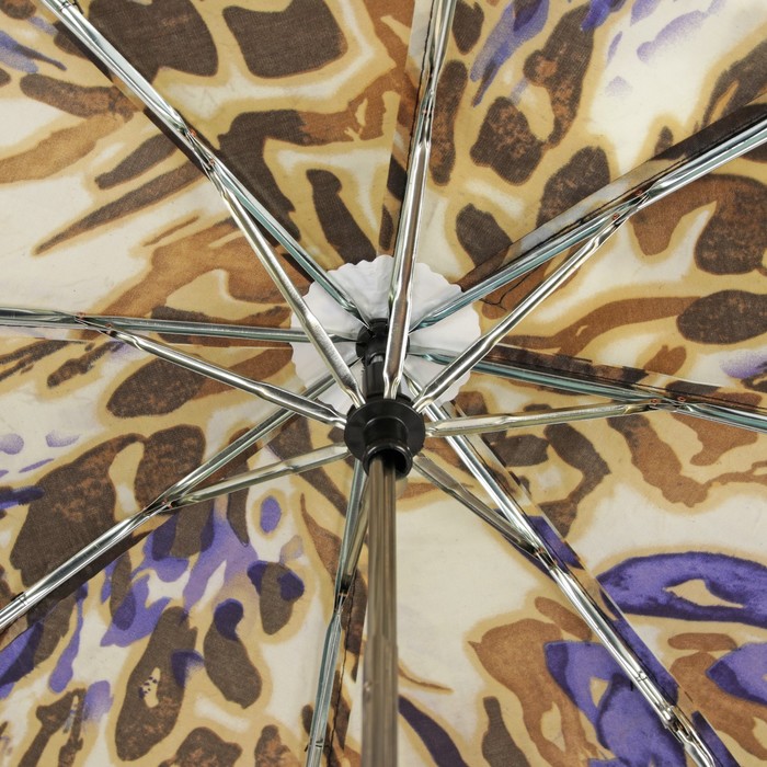 Зонт механический "Леопард", R=48см, цвет МИКС