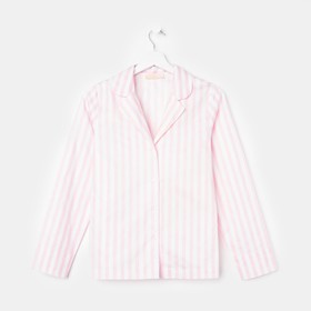 Рубашка (сорочка) женская KAFTAN "Beautiful", цв. белый/розовый, р. 44-46