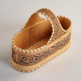 

Корзина "Сказка" 22х9 х16 см, береста