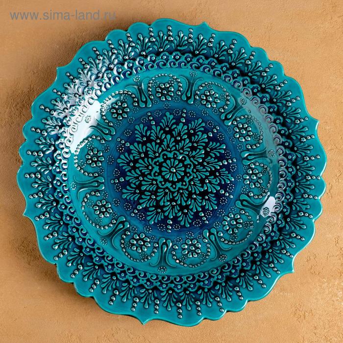 

Тарелка плоская 31см "Бирюза"
