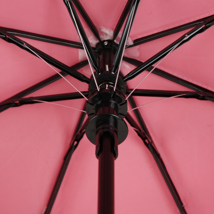 Зонт полуавтоматический "Цветочки", R=50см, с проявляющимся рисунком, цвет сиреневый