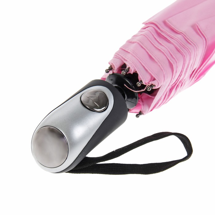 Зонт полуавтоматический "Цветочки", R=50см, с проявляющимся рисунком, цвет сиреневый