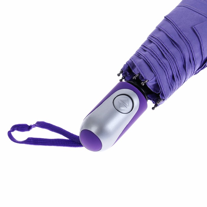 Зонт автоматический "Однотонный", R=50см, цвет сиреневый