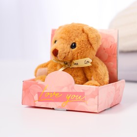 

Мягкая игрушка Love you мишка МИКС, 10 см