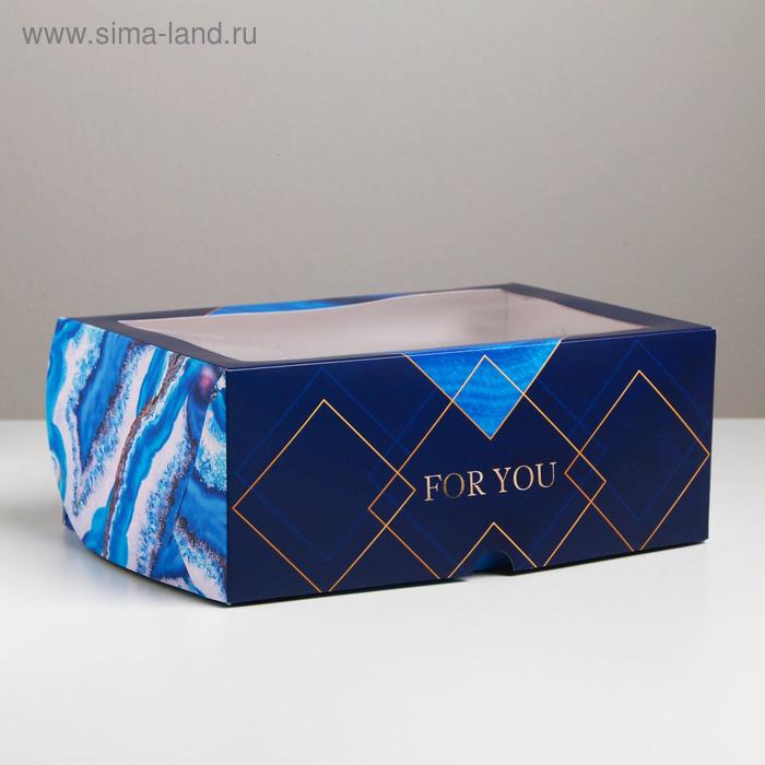 

Коробка на 6 капкейков «Агат» 17 х 25 х 10см