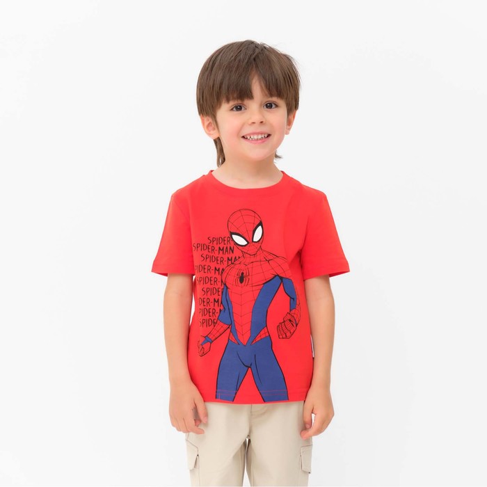 фото Футболка marvel "spider man hero", рост 110-116 (32), красный