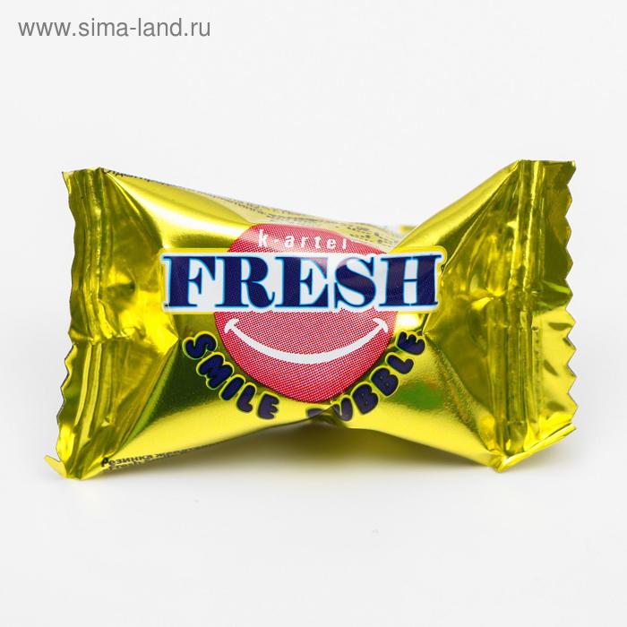 фото Жевательная резинка, fresh smile bubble, со вкусом дыни, 3 г к-артель