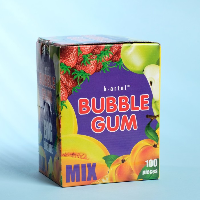 фото Жевательная резинка "пузырята" bubble gum, ассорти вкусов, 10 г к-артель