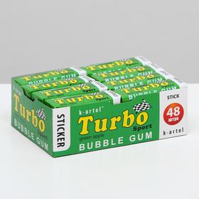 

Жевательная резинка Turbo со вкусом яблока с наклейкой, 14 г