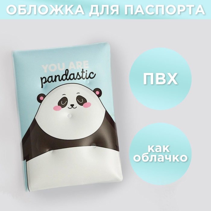 

Воздушная паспортная обложка-облачко "Hello pandastic winter"