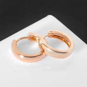 

Серьги-кольца "Минимализм" утолщённая линия, d=1,7, цвет золото
