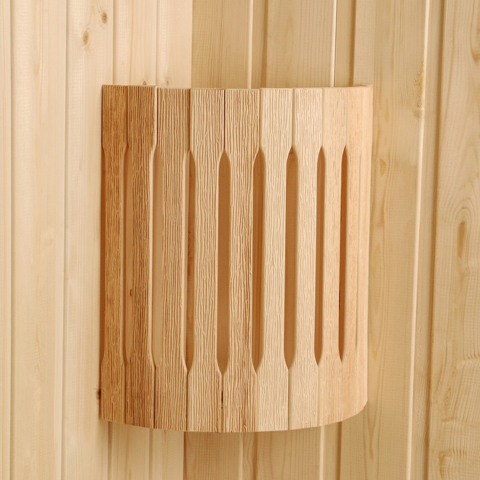 Абажур деревянный "Добрыня", угловой, 29,5х23х16 см