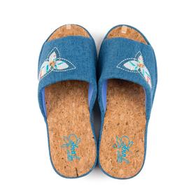 

Тапочки женские, цвет голубой, размер 39