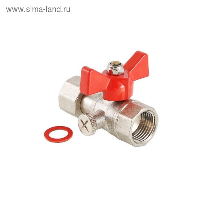 Кран шаровой Valtec BASE VT807N04040 12 внутренняявнутренняя для манометра 478₽