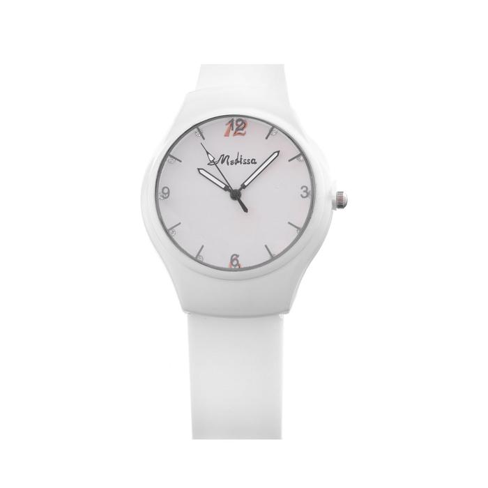 Часы наручные женские "Medissa", d-2.8 см, ремешок силикон, микс
