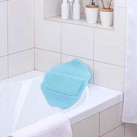 Подушка для ванны с присосками «Лотос», 33×33 см, цвет МИКС от Сима-ленд