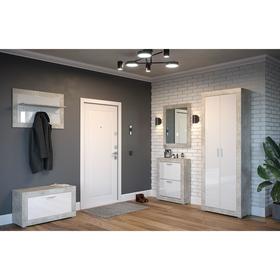

Вешалка для одежды Монтана, 900х250х600, Atelier/Белый глянец